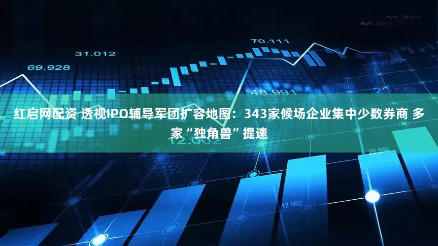 红启网配资 透视IPO辅导军团扩容地图：343家候场企业集中少数券商 多家“独角兽”提速